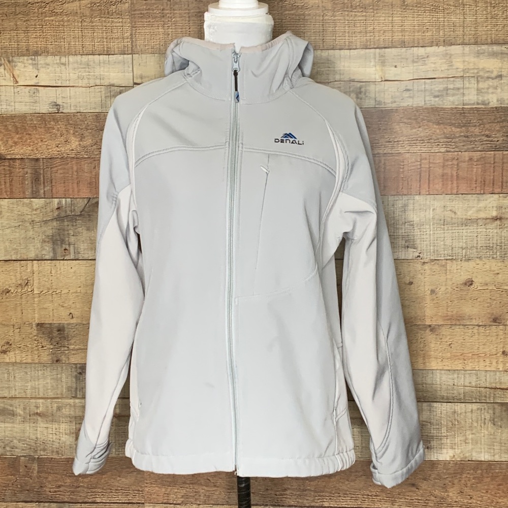 Denali Ski Jacket Womens XL Gray  Soft Shell Zip